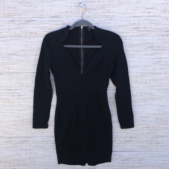 PRIVY Long Sleeve BLACK DRESS | SIZE M - Picture 1 of 5